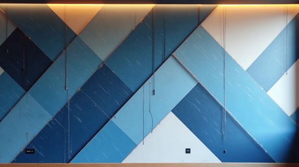 Formes et lignes : l'art géométrique en décoration murale