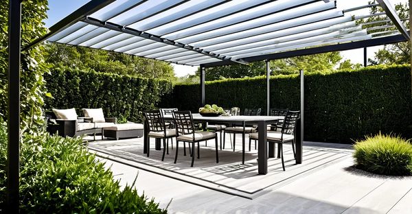 Les pergolas en aluminium : le choix moderne pour votre jardin