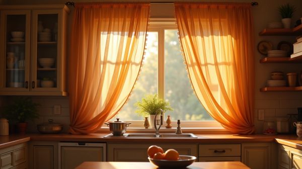 Rien de mieux que des rideaux cuisine pour une déco unique